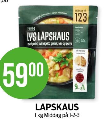 Kiwi Lapskaus tilbud