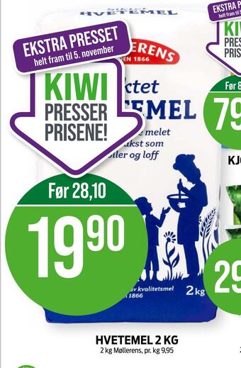 Kiwi Hvetemel 2 kg tilbud