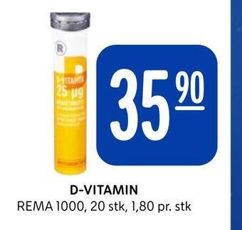 Rema 1000 D-vitamin tilbud