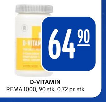 Rema 1000 D-vitamin tilbud