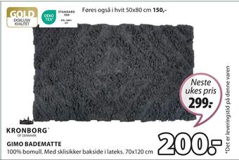 JYSK Gimo badematte tilbud