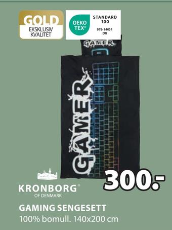 JYSK Gaming sengesett tilbud