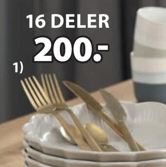 JYSK Mikael bestikksett tilbud