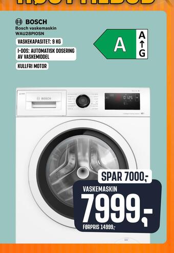 Skousen Bosch vaskemaskin tilbud