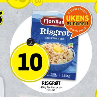 Bunnpris Risgrøt tilbud