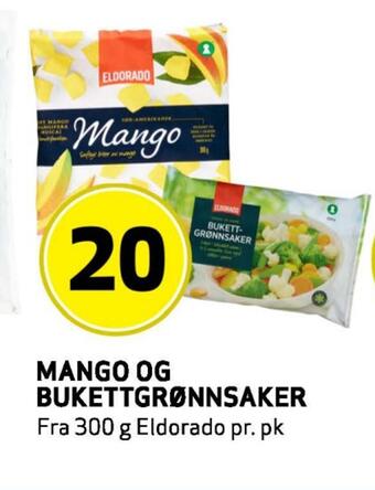 Bunnpris Mango og bukettgrønnsaker tilbud