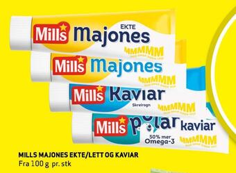 Bunnpris Mills majones kte/lett og kaviar tilbud