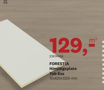 Bygger'n Forestia himlingsplate tak-ess tilbud