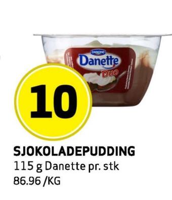 Bunnpris Sjokoladepudding tilbud