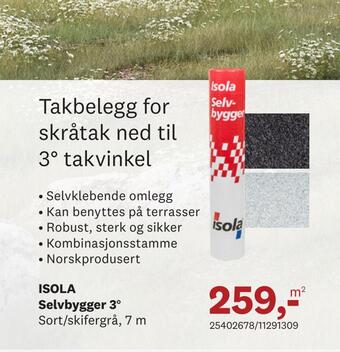 Bygger'n Isola selvbygger 3° tilbud
