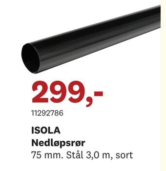 Bygger'n Isola nedløpsrør tilbud