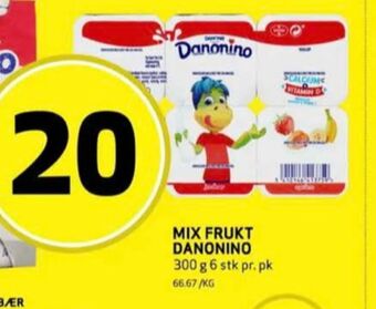 Bunnpris Danonino yoghurt tilbud