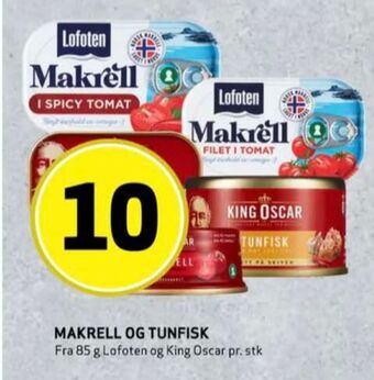 Bunnpris Lofoten makrell tilbud