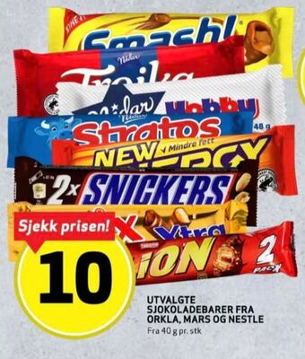 Bunnpris Smash! sjokoladebar tilbud