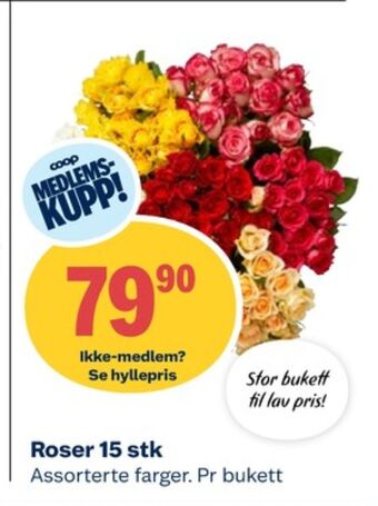Coop Obs Ukjent bukett tilbud