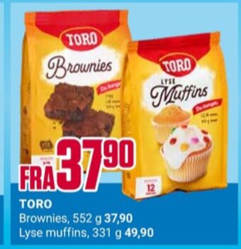 Europris Toro brownies tilbud