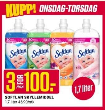 Europris Softlan tøymykner tilbud