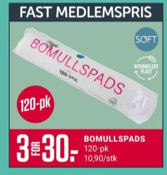 Europris Soft bomullspads tilbud