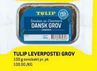 Bunnpris Dansk grov leverpostei tilbud