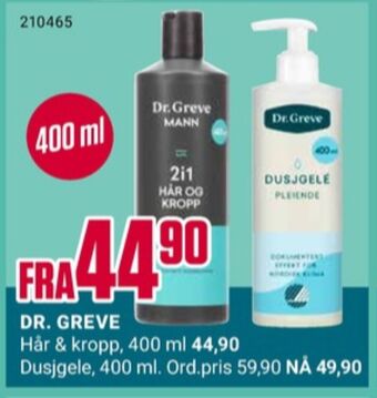 Europris Dr greve dusjsåpe tilbud