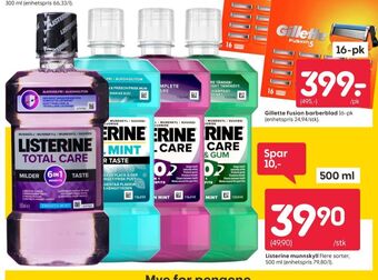 Rusta Listerine munnskyll tilbud