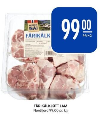 Rema 1000 Nordfjord nakkekoteletter tilbud