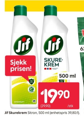 Rusta Jif skurekrem tilbud