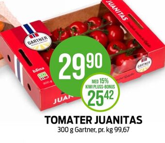 Kiwi Gartner tomater tilbud