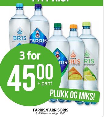 Kiwi Farris mineralvann tilbud
