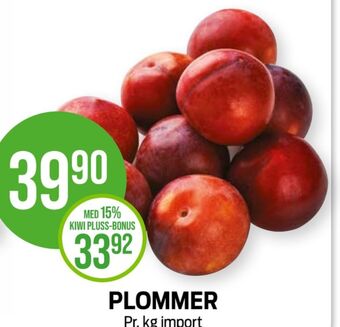 Kiwi Ukjent plommer tilbud