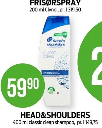 Kiwi Head&shoulders shampoo tilbud