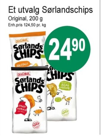 Joker Sørlandschips chips tilbud