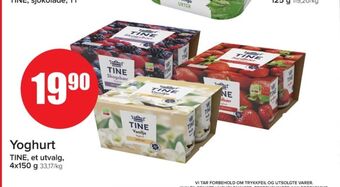 Eurospar Tine yoghurt tilbud