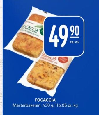Rema 1000 Mesterbakeren focaccia tilbud