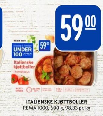 Rema 1000 Rema 1000 kjøttboller tilbud