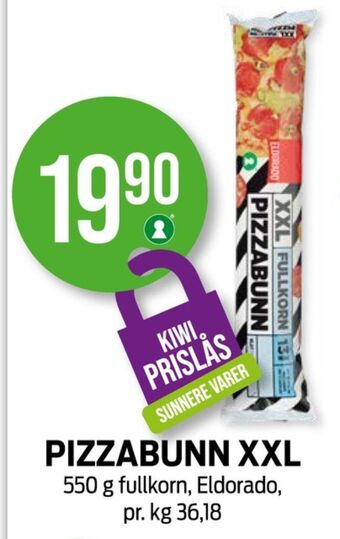 Kiwi Eldorado pizzabunn tilbud