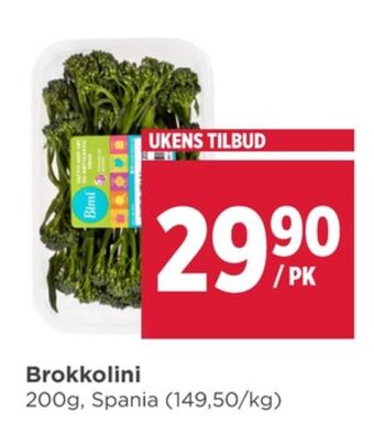Meny Bimi brokkoli tilbud