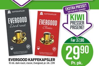 Kiwi Classic kaffekapsler tilbud