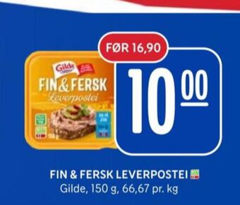 Rema 1000 Fin & fersk leverpostei tilbud