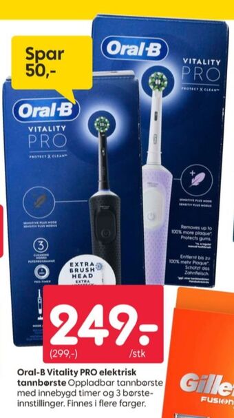 Rusta Braun oral-b eltannbørste tilbud