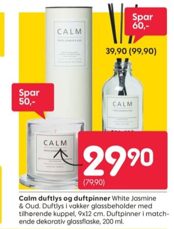 Rusta Calm duftlys tilbud
