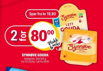 Coop Extra Synnøve gouda tilbud