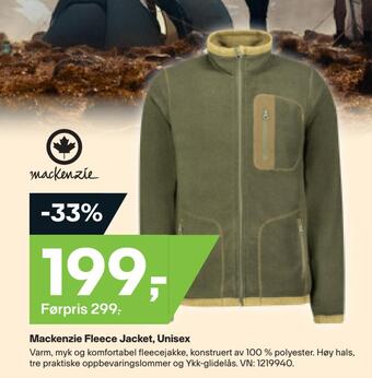 XXL Sport Mackenzie fleece jacket, unisex tilbud