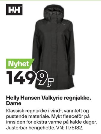 XXL Sport Helly hansen valkyrie regnjakke, dame tilbud
