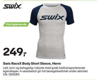 XXL Sport Swix racex body short sleeve, herre tilbud