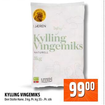 Coop Obs Kylling vingemiks tilbud