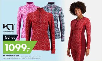 XXL Sport Kari traa rose half zip, dame tilbud
