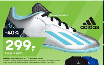 XXL Sport Adidas x crazyfast messi .4 / q3 23, futsalsko, junior tilbud