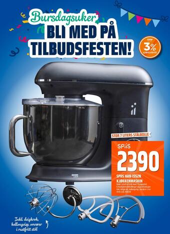 Coop Obs Spiis han-1552n kjøkkenmaskin tilbud