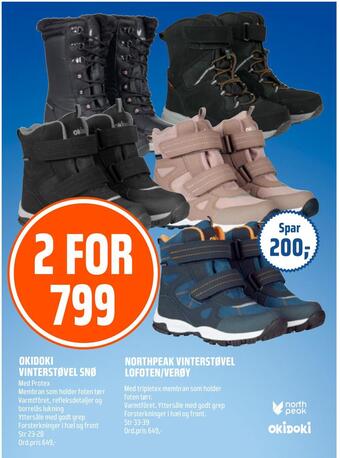 Coop Obs Northpeak vinterstøvel lofoten/verøy tilbud